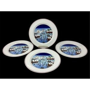 Villeroy & Boch NAIF CHRISTMAS Dinner Plate 10.5" Set Of (4)